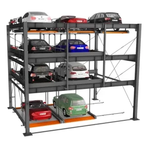 4-Level 1 Pit Hydraulic Stack Parking System (AMSPL-4L1P)